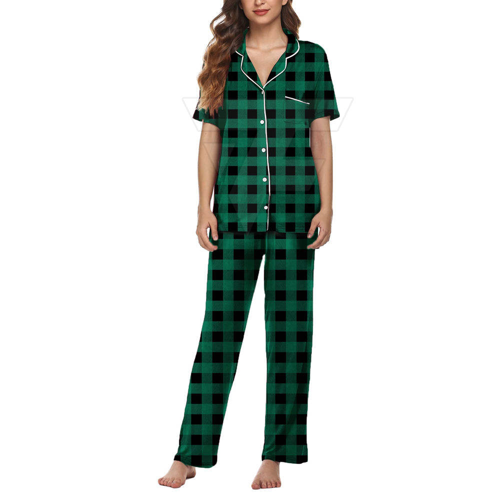 Wholesale Best Selling Women Sleeping Suit New Arrival Cotton Soft Jersey Sleeping Suit for Girls Women Sleeping Pajama Shirt